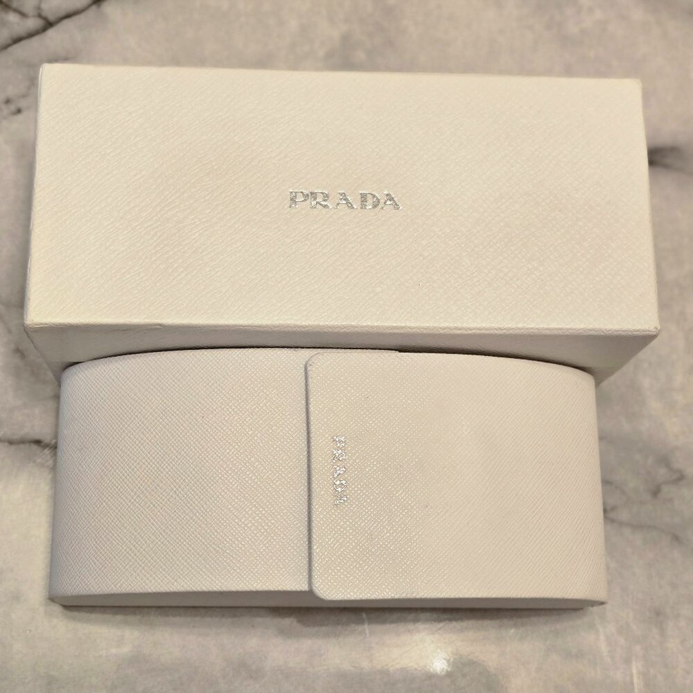 Prada PR 17WS white sunglasses